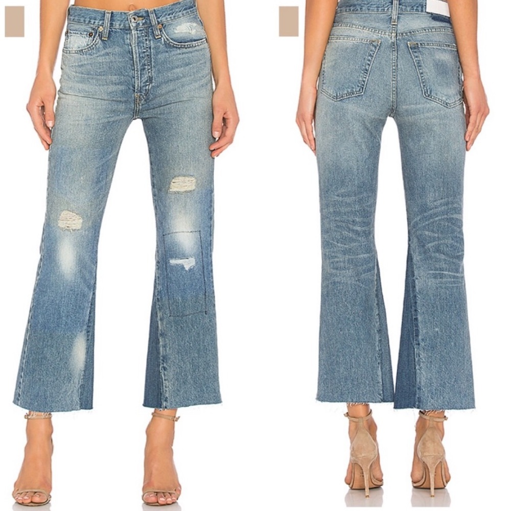 Re/Done Leandra 26 high rise crop